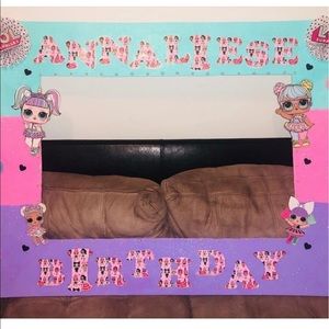 Kids birthday party giant photo frame